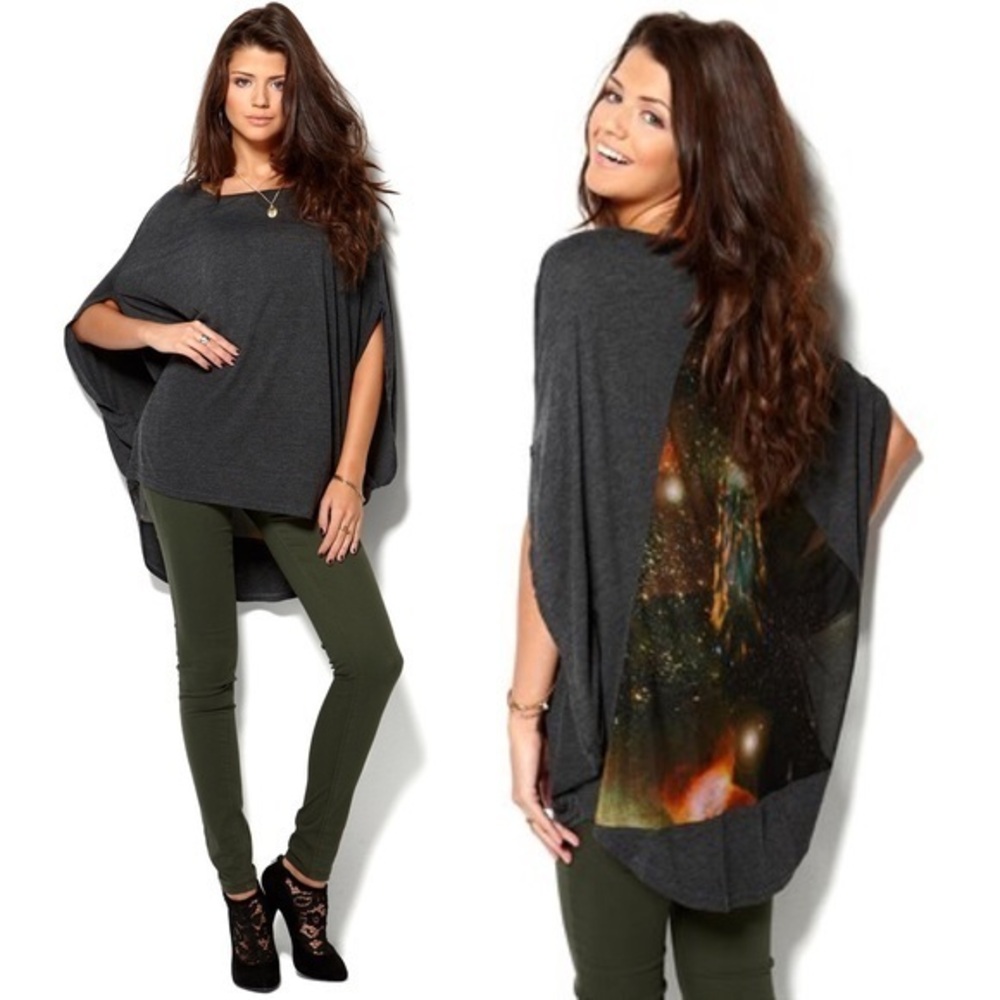 SOFT☁️ Evil Twin Outer Limits Mesh Back Tunic